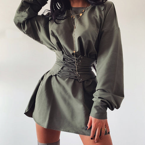 Long sleeve tunic dress - ROUTINE FASHION